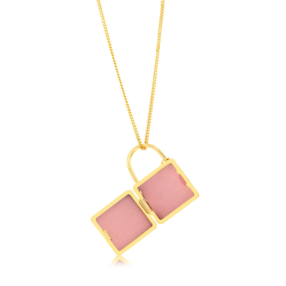 9ct Yellow Gold Lock And Key Locket Pendant– Shiels Jewellers