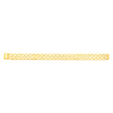 9ct Yellow Gold Fancy Honeycomb 19.7cm Bracelet
