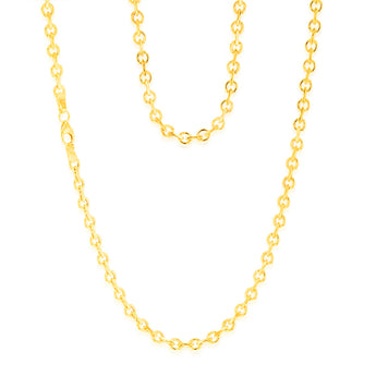 9ct Yellow Gold Belcher 45cm Chain