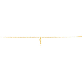 9ct Yellow Gold Horn Of Plenty 27cm Anklet