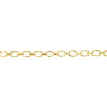9ct Yellow Gold Fancy Belcher 20.3cm Bracelet