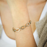 9ct Yellow Gold Fancy Belcher 20.3cm Bracelet