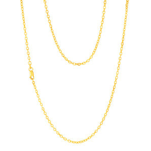 9ct Yellow Gold Belcher 60 Gauge 50cm Chain