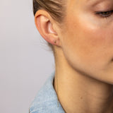 9ct Yellow Gold Single 9cm Strand Drop Earring