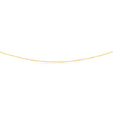 9ct Yellow Gold Fine 40+5cm Chain