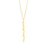 9ct Yellow Gold Twisted Pendant