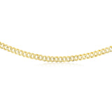 9ct Yellow Gold Flat Wire Concave 170 Gauge 60cm Chain