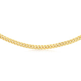 9ct Yellow Gold Superlight Hollow 250 Gauge Miami 60cm Chain