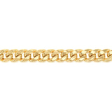 9ct Yellow Gold Superlight Hollow 250 Gauge Miami 60cm Chain