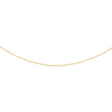 9ct Yellow Gold Hollow 42 Gauge Double Rope 55cm Chain