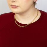 9ct Yellow Gold Link Hollow Chain 50cm Chain