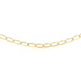 9ct Yellow Gold Hollow 55ccm Figaro Chain