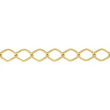 9ct Yellow Gold Hollow 19cm Curb Bracelet