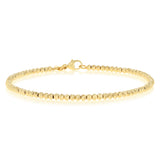 9ct Yellow Gold Fancy Beads Bracelet