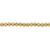 9ct Yellow Gold Fancy Beads Bracelet