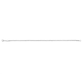 9ct White Gold Fancy Beads Bracelet