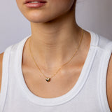 9ct Yellow Gold Polished Heart Pendant on Chain