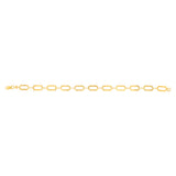 9ct Yellow Gold Cheval Link Bracelet
