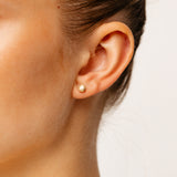 9ct Yellow Gold 5mm Polished Ball Stud Earrings