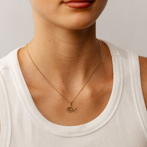 9ct Yellow Gold Jesus Fish Pendant