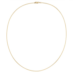 9ct Yellow Gold 45cm Omega Chain