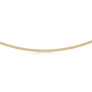 9ct Yellow Gold 45cm Omega Chain