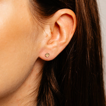 Strawberry Stud Earrings in 9ct Yellow Gold