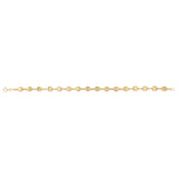Box Style Fancy 19cm Bracelet in 9ct Yellow Gold