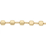 Box Style Fancy 19cm Bracelet in 9ct Yellow Gold