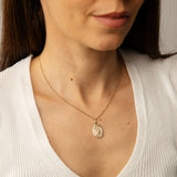 Oval Medallion Pendant in 9ct Yellow Gold
