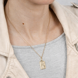 Sacred Heart of Jesus Pendant in 9ct Yellow Gold