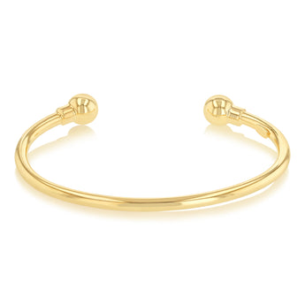 9ct Yellow Gold Torque Baby Bangle