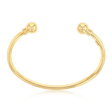 9ct Yellow Gold Torque Baby Bangle
