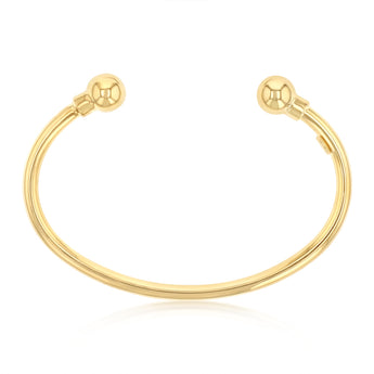 9ct Yellow Gold Torque Baby Bangle