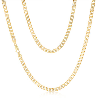 Curb 55cm Chain in 9ct Yellow Gold