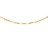 Curb 55cm Chain in 9ct Yellow Gold