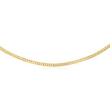 Flat Curb 55cm Chain in 9ct Yellow Gold
