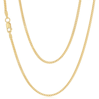 9ct Yellow Gold Snake 50cm Chain