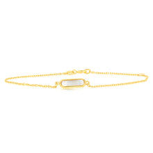 Load image into Gallery viewer, 9ct Yellow Gold Natural Quartz 19cm Bracelet