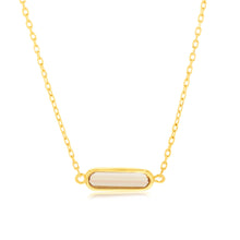 Load image into Gallery viewer, 9ct Yellow Gold  Natural Quartz Pendant On Chain