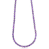 32.8 Carat Amethyst Necklace 45cm in Sterling Silver