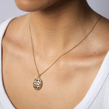 Diamond Pendant in 9ct Yellow Gold