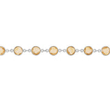 20 Carats Citrine Bracelet in Sterling Silver