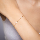 Freshwater Pearl Fancy Bracelet 19.10cm in 9ct Yellow Gold