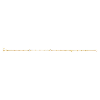 Cubic Zirconia Fancy Bracelet in 9ct Yellow Gold