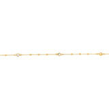 Cubic Zirconia Fancy Bracelet in 9ct Yellow Gold