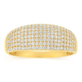 Zirconia Ring in 9ct Yellow Gold