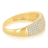 Zirconia Ring in 9ct Yellow Gold
