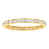 Cubic Zirconia Ring in 9ct Yellow Gold