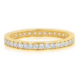 Cubic Zirconia Ring in 9ct Yellow Gold